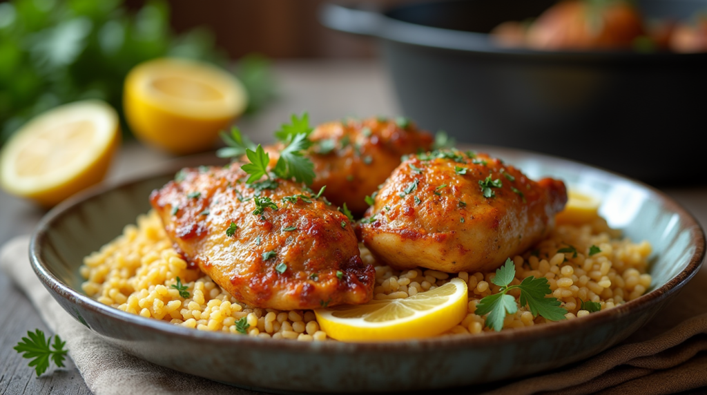 Baked Chicken and Rice