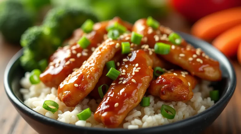 Honey Chicken Bowls – A Sweet & Savory Delight